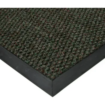Rohožka Zelená textilní zátěžová vstupní čistící rohož Fiona - 90 x 140 x 1,1 cm