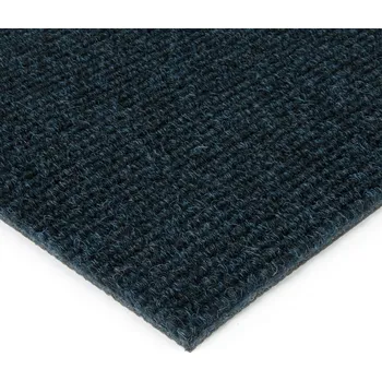Rohožka Modrá kobercová vnitřní čistící zóna Catrine - 100 x 100 x 1,35 cm