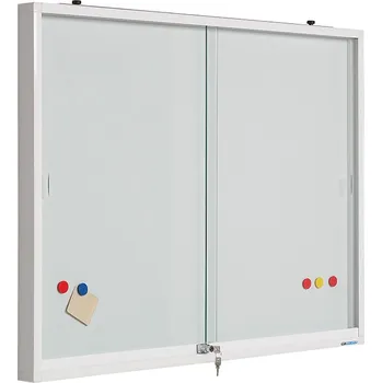 SV Interiérová vitrína STV - posuvné dveře - popisovatelný povrch - 67x127 cm