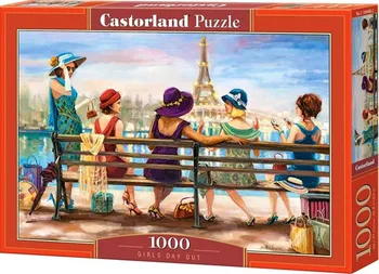 Puzzle Castorland Dívčí den na lavičce 1000 dílků