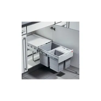 Odpadkový koš Hailo AS Raumspar Tandem 18/8,5/8,5 - vestavný, odpadkový koš Raumspar Tandem- 3642-13