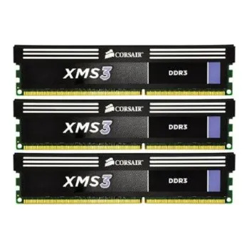 Operační paměť Corsair XMS3 12GB (Kit 3x4GB) 2000MHz DDR3, CL9 (9-10-9-27) 1.65V, chladič, XMP