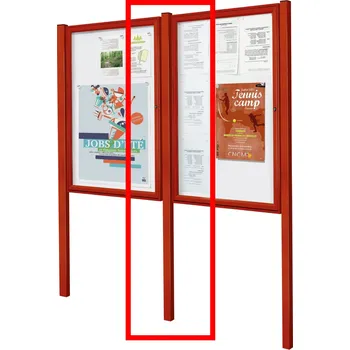 Kancelářský nábytek Vitincom Sloupek 60x40 Plus pro vitríny Classic Barva: stříbrná