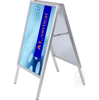 SDN Reklamní poutač Klasik - profil 32 mm - ostrý roh Velikost: A2