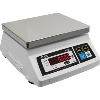 Kuchyňská váha Váha stolní kuchyňská CAS SW-LR s LED displejem 10kg 2-rozsahová Sleva 300Kč