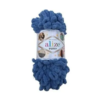 Příze Alize Puffy modrá (Příze Alize Puffy modrá)