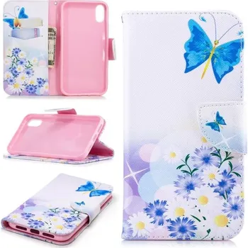 Pouzdro na mobilní telefon Pouzdro pro iPhone Xr Motýl bílé
