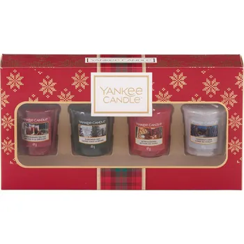 Svíčka Yankee Candle Alpine Christmas 2019 4 ks