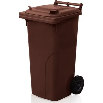 Odpadkový koš Popelnice 120 litrů hnědá