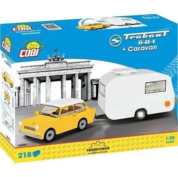 Stavebnice COBI COBI Youngtimer 24590 Trabant 601 s karavanem