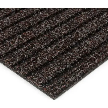Koberec Hnědá kobercová vnitřní čistící zóna Shakira - 50 x 100 x 1,6 cm