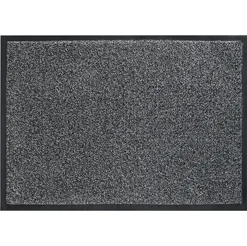 Rohožka Šedá vnitřní čistící pratelná vstupní rohož FLOMA Magic - 115 x 180 x 1 cm