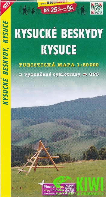 foto  Turistická mapa: Kysucké Beskydy, Kysuce 1:50 000 - Shocart (2006)