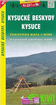 Turistická mapa: Kysucké Beskydy, Kysuce 1:50 000 - Shocart (2006)