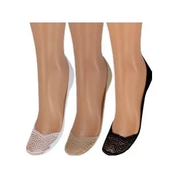 Dámské ponožky Bavlněné ťapky NOVIA B-6 UNI (24-27) černá