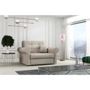 Křeslo Nábytek PEGAS s.r.o. Rozkládací křeslo Vivian Silver I béžová