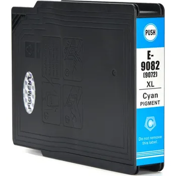 Kompatibilní inkoust s Epson T9082 XL, C13T908240, azurový