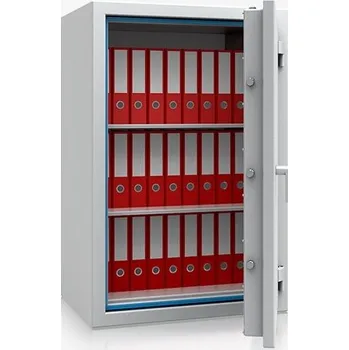 Trezor ISS Ohnivzdorný trezor DRESDEN 41016 - barva světle šedá RAL 7035 - zámek se dvěma klíči