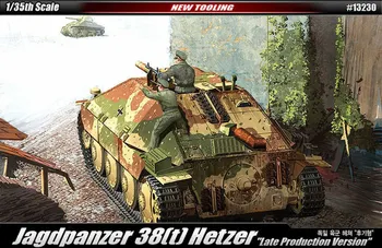 Plastikový model Academy Jagdpanzer 38(t) Hetzer pozdní verze 1:35