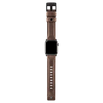 Příslušenství k chytrým hodinkám Urban Armor Gear kožený řemínek pro Apple Watch 38 mm/40 mm 