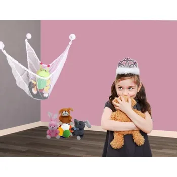 Dekorace do dětského pokoje Závěsná síť na hračky