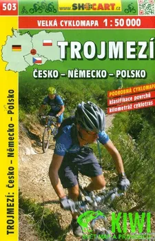 Cyklomapa Trojmezí: Česko-Německo-Polsko 1:50 000 - Shocart (2017)