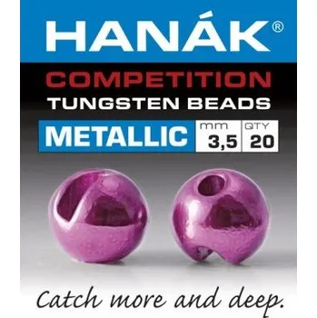 Hanák Tungstenové hlavičky Metallic Pink 2,5mm