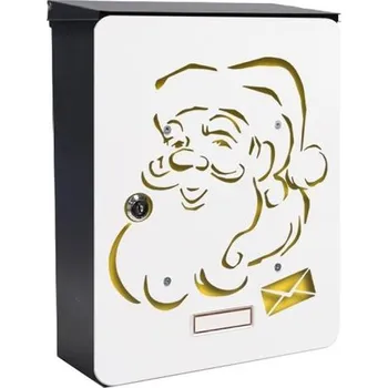 Poštovní schránka Alubox MIA box Santa Claus Y - poštovní schránka s výměnným krytem a jmenovkou, Santa Claus