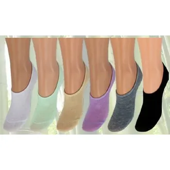 Dámské ponožky Bambusové ťapky NOVIA 201 B UNI (24-27) černá