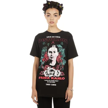 Pánské tričko tričko hardcore unisex - Frida Viva - DISTURBIA - AW19FKT1B - M