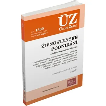 ÚZ č. 1330: Živnostenské podnikání, volný pohyb služeb, podpora podnikání - Sagit (2019, brožovaná)