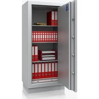 Trezor ISS Ohnivzdorný trezor PRAG 46105 - barva světle šedá RAL 7035 - elektronický zámek