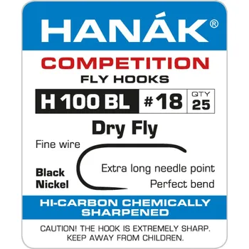 Rybářský háček Muškařské háčky Hanák H 100 BL vel. 10