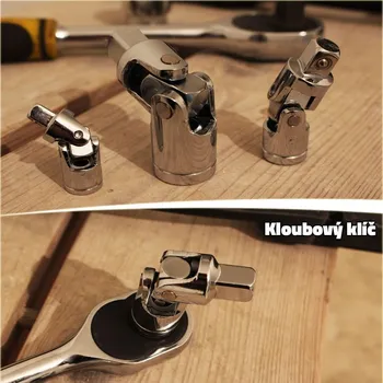 Klíč Kloubový klíč 3 ks