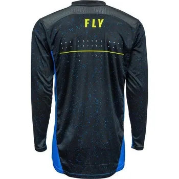 Moto dres FLY RACING LITE 2020 dres na motokros, barva modrá černá hi-vis S