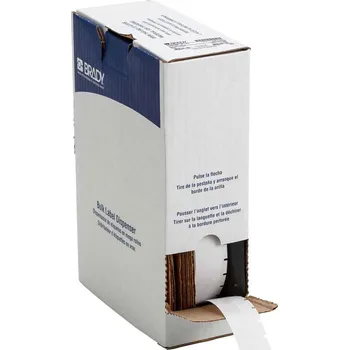 Brady BM-17-427 / 174432, Bulk Self-laminating Vinyl Labels, 12.70 mm x 25.40 mm