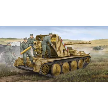 Plastikový model Trumpeter 1/35 8,8CM PAK-43 Waffentrager