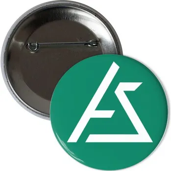 Odznáček s potiskem Odznak Zelený