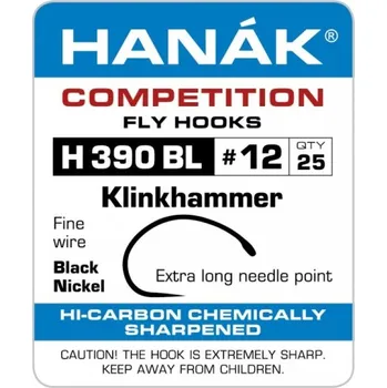 Rybářský háček Muškařské háčky Hanák H 390 BL Klinkhammer vel. 20