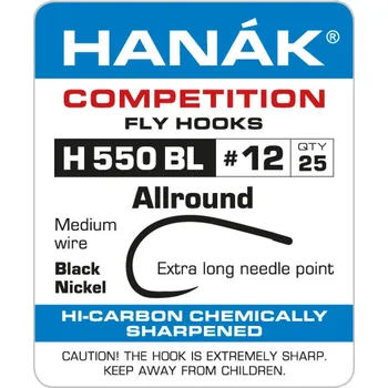 Rybářský háček Muškařské háčky Hanák H 550 BL vel. 10