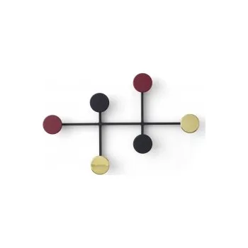 Věšák Věšák Afteroom Black/Brass