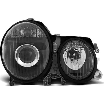 Přední světlomet Přední světla čirá Mercedes-Benz E W210 99-01 černé