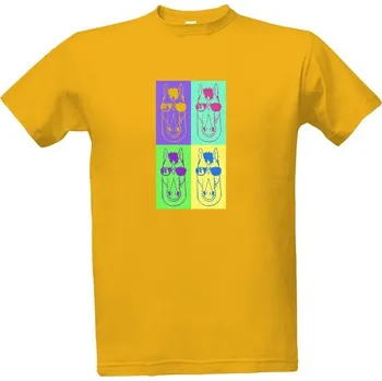 Tričko s potiskem Bojack Warhol pánské