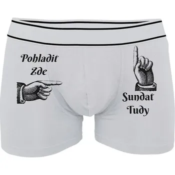 Boxerky Kariban s potiskem pomocník pro dámy pánské