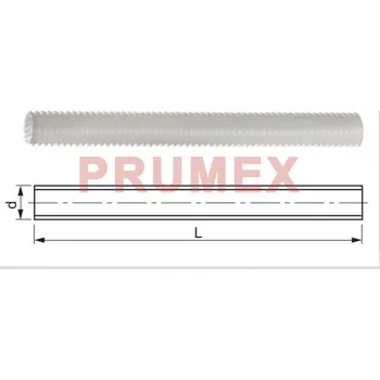 Závitová tyč Závitová tyč DIN 976 M5x1000 plast PA