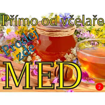 Cedule / tabule - prodej medu 2 30x40 cm