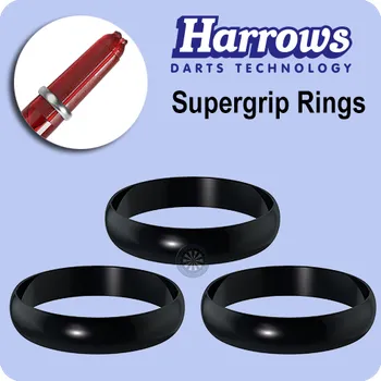 Harrows Supergrip kroužky na násadky 3ks / Harrows Barva: Růžová
