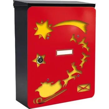 Poštovní schránka Alubox MIA box Sled Y - poštovní schránka s výměnným krytem a jmenovkou, kometa