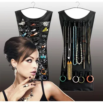 Úložný box Organizér na šperky - černá barva