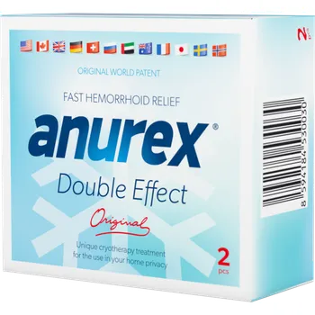 Intimní hygienický prostředek Herbamedicus Anurex Double Effect 2 ks